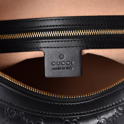 Gucci Guccissima Linea A Hobo Black 6 of 9