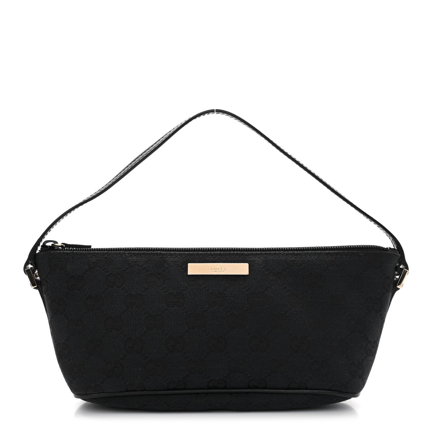 Gucci Monogram Boat Pochette Black 1 of 11