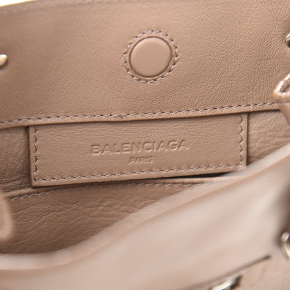 Balenciaga Calfskin Papier Mini A4 Zip Around Tote Beige Sable 7 of 12