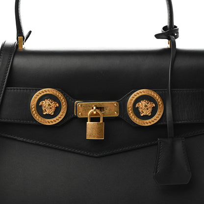 Versace Calfskin Icon Handbag Black 10 of 10