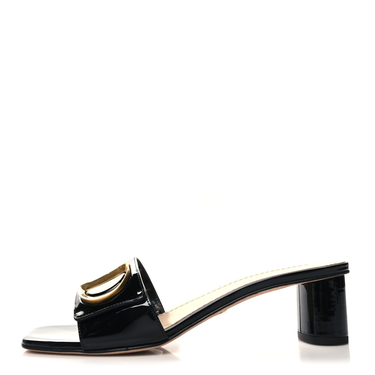 Christian Dior Patent C'est Dior 50mm Slide Sandals 41.5 Black 1 of 9