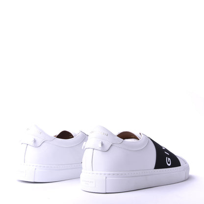 Givenchy Calfskin Band Logo Mens Urban Street Sneakers 45 White Black 4 of 10