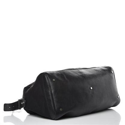 Balenciaga Nylon Agneau Classic Hardware Small Squash Duffle Bag Black 4 of 13
