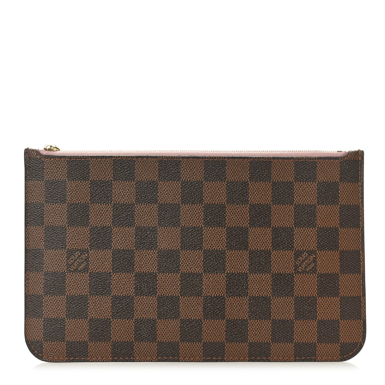 Louis Vuitton Damier Ebene Neverfull MM GM Pochette Rose Ballerine 1 of 7
