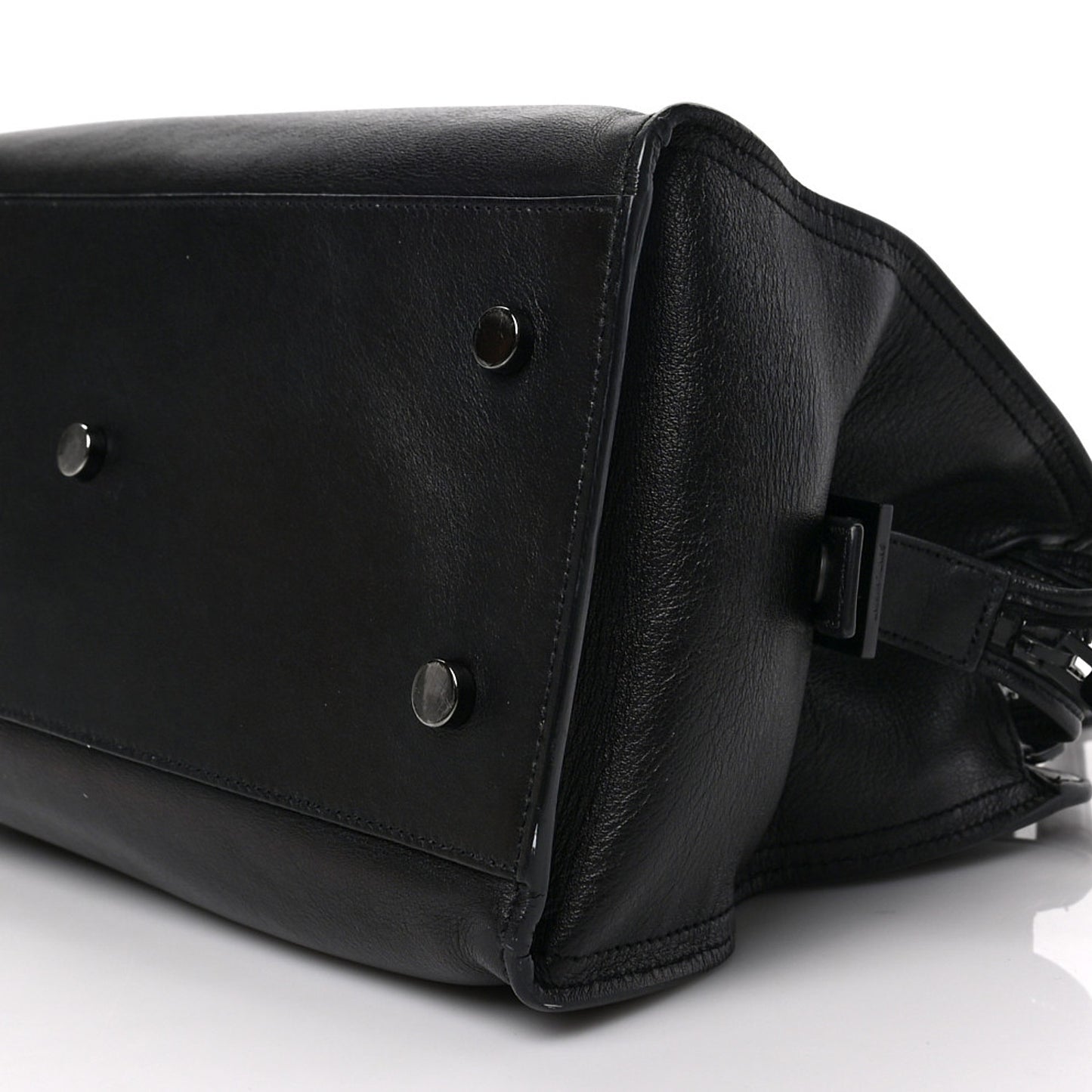 Smooth Calfskin Small Monogram Cabas Black