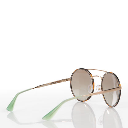 Prada Round Sunglasses SPR51S Tortoise Pale Gold 3 of 7