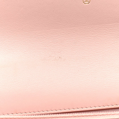 Chanel Lambskin Quilted CC Camellia Crush Wallet on Chain WOC Pink 11 of 11