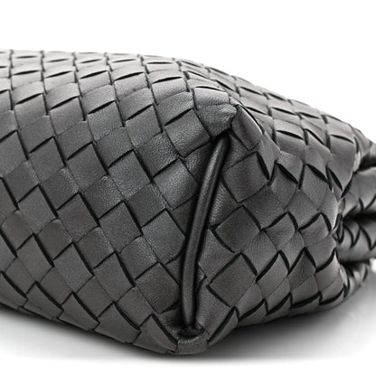 Bottega Veneta Nappa Intrecciato The Lauren 1980 Clutch Argento Ossidato 10 of 10