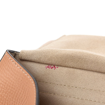 Chloe Grained Calfskin Lambskin Bi-Color Drew Shoulder Bag Wet Sand Sunflower 8 of 10