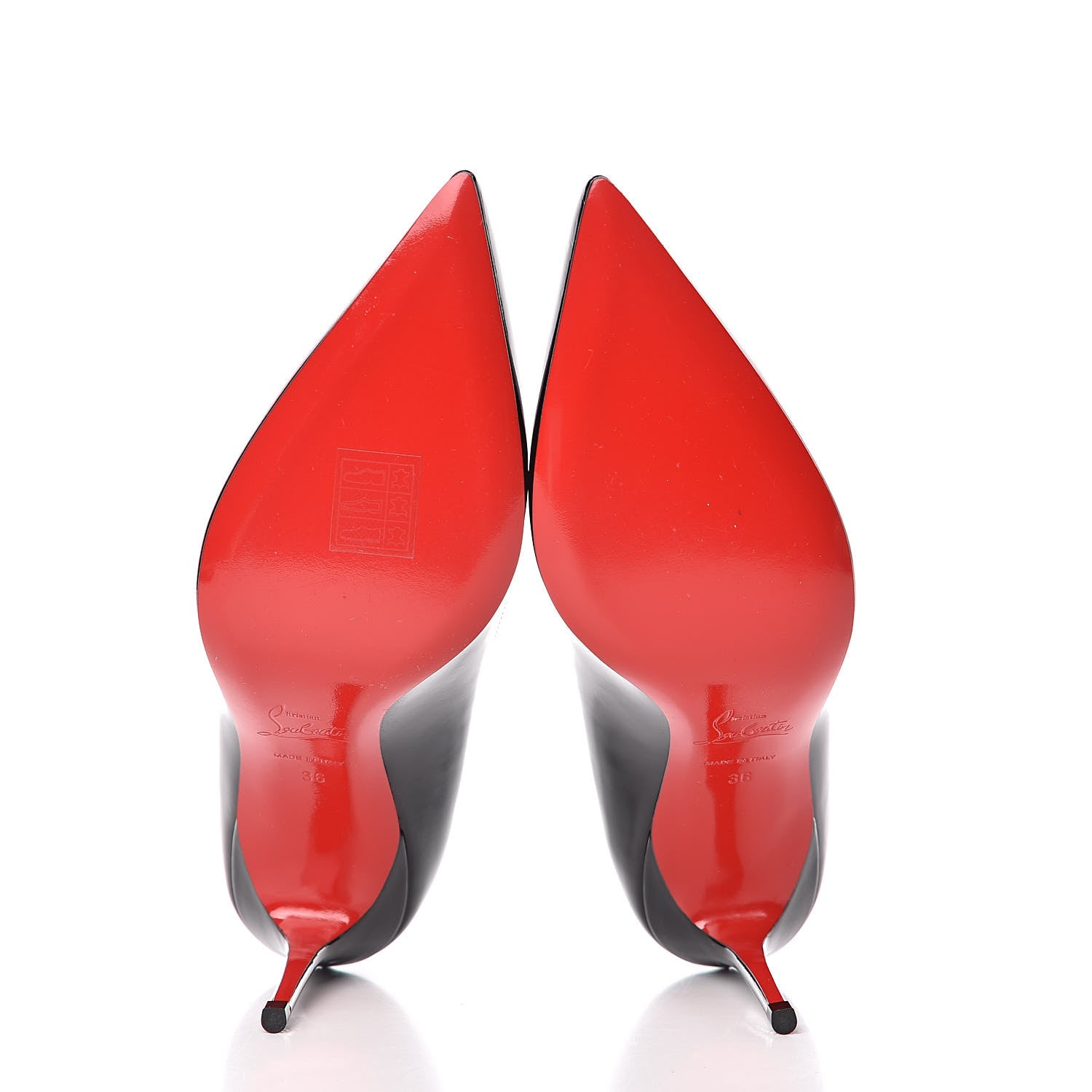 Christian Louboutin Patent Decollete 554 85 Pumps 36 Black 5 of 7
