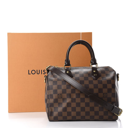 Louis Vuitton Damier Ebene Speedy Bandouliere 25 14 of 14
