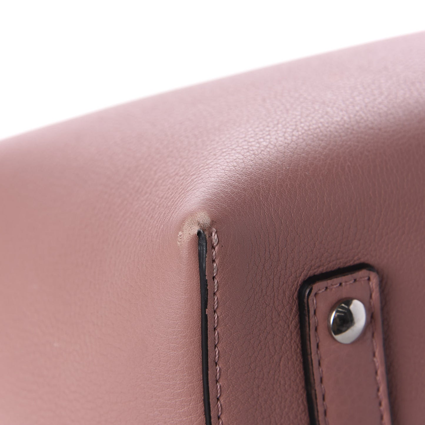 Soft Grain Calfskin Small Belt Bag Dusty Pink