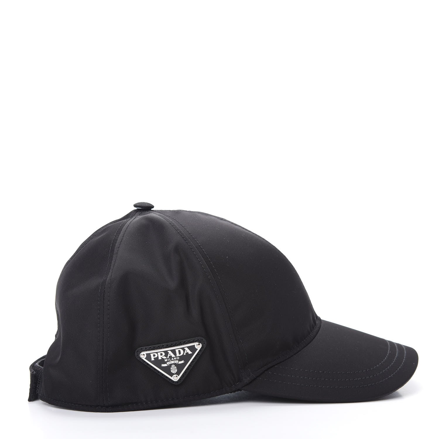 Prada Nylon Womens Baseball Cap L Black 698082 – FASHIONPHILE