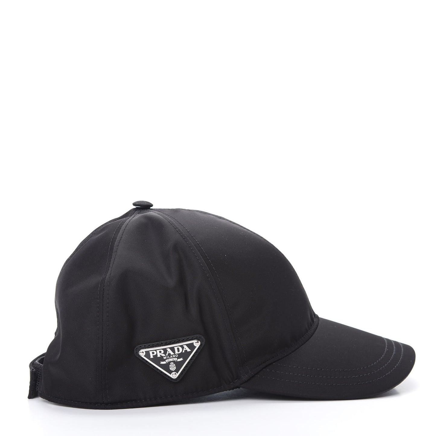 Nylon Womens Baseball Cap L Black