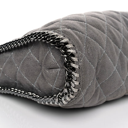 Stella McCartney Shaggy Deer Quilted Small Falabella Tote Light Grey 8 of 11