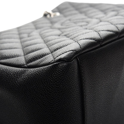 Chanel Caviar Quilted Grand Shopping Tote GST Black 9 of 12