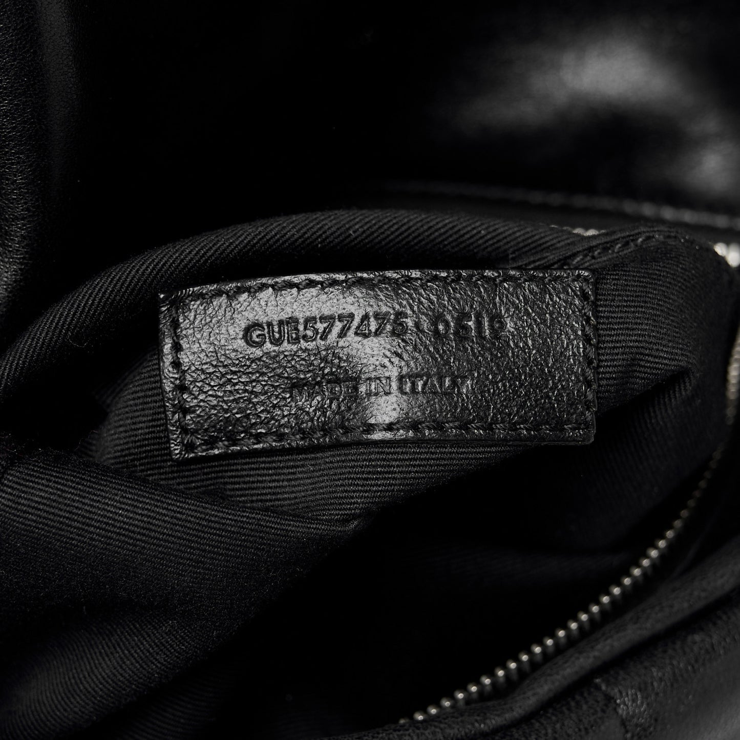 Lambskin Quilted Toy Loulou Puffer Monogram Chain Satchel Black