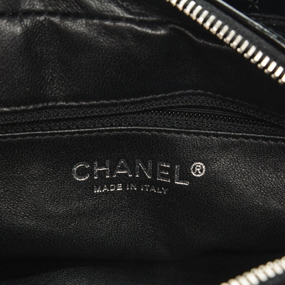 Chanel Patent Quilted Tote Black 6 of 7