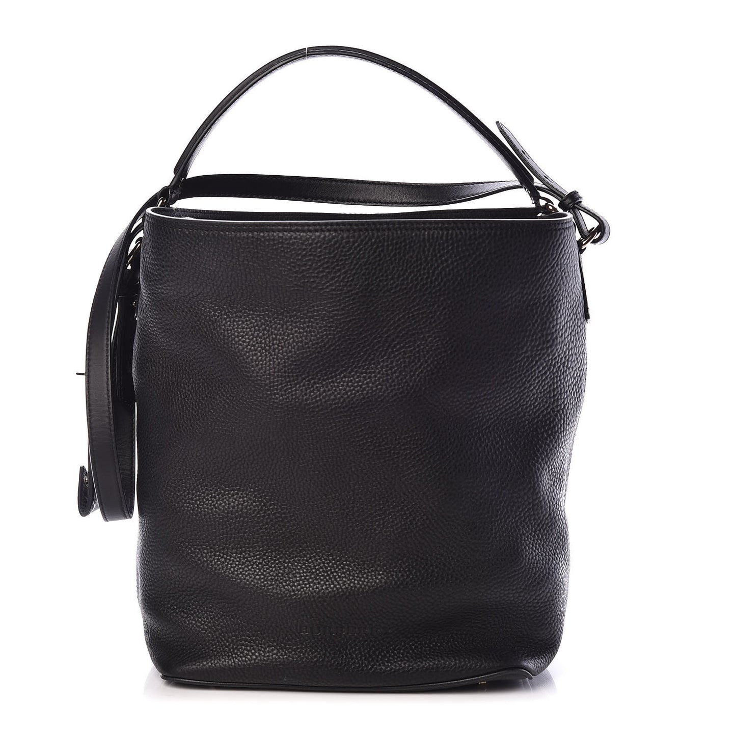 Grainy Calfskin Medium Susanna Hobo Black