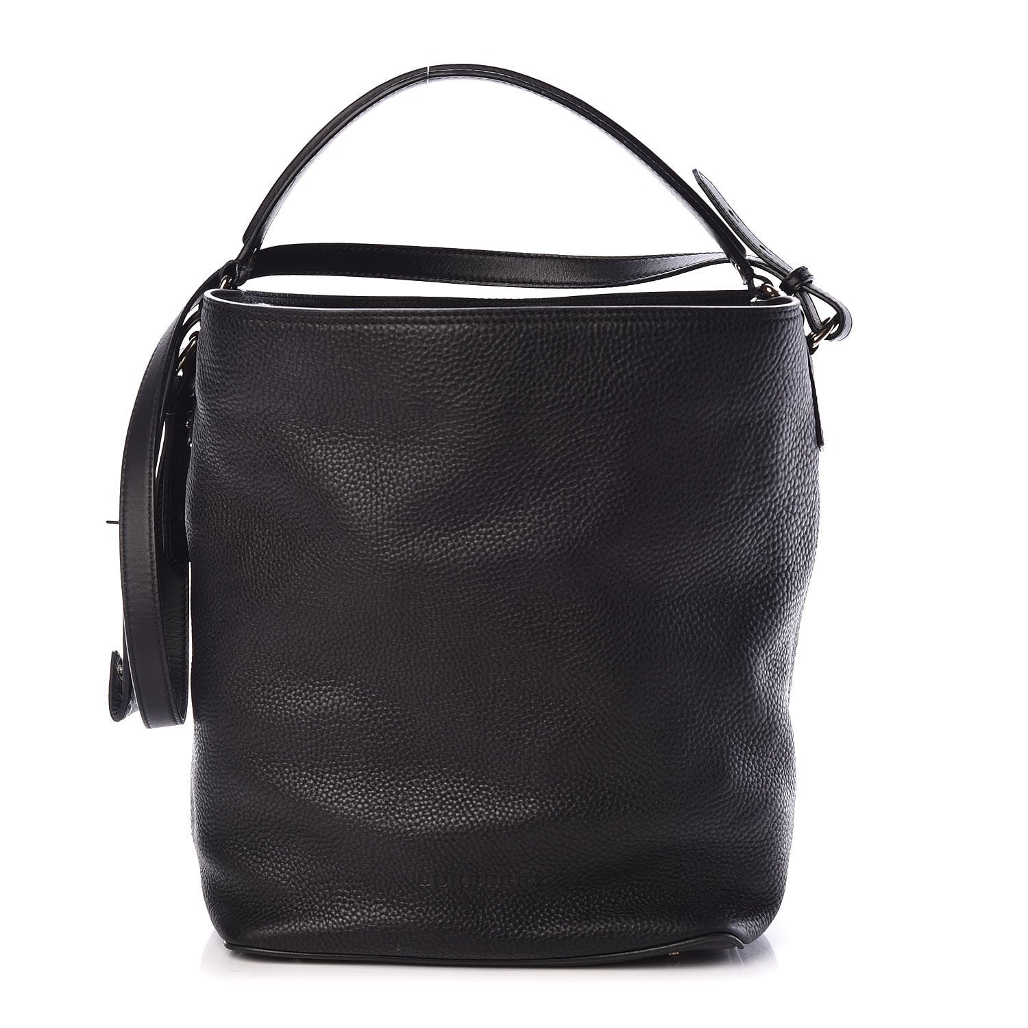 Burberry Grainy Calfskin Medium Susanna Hobo Black 1 of 10