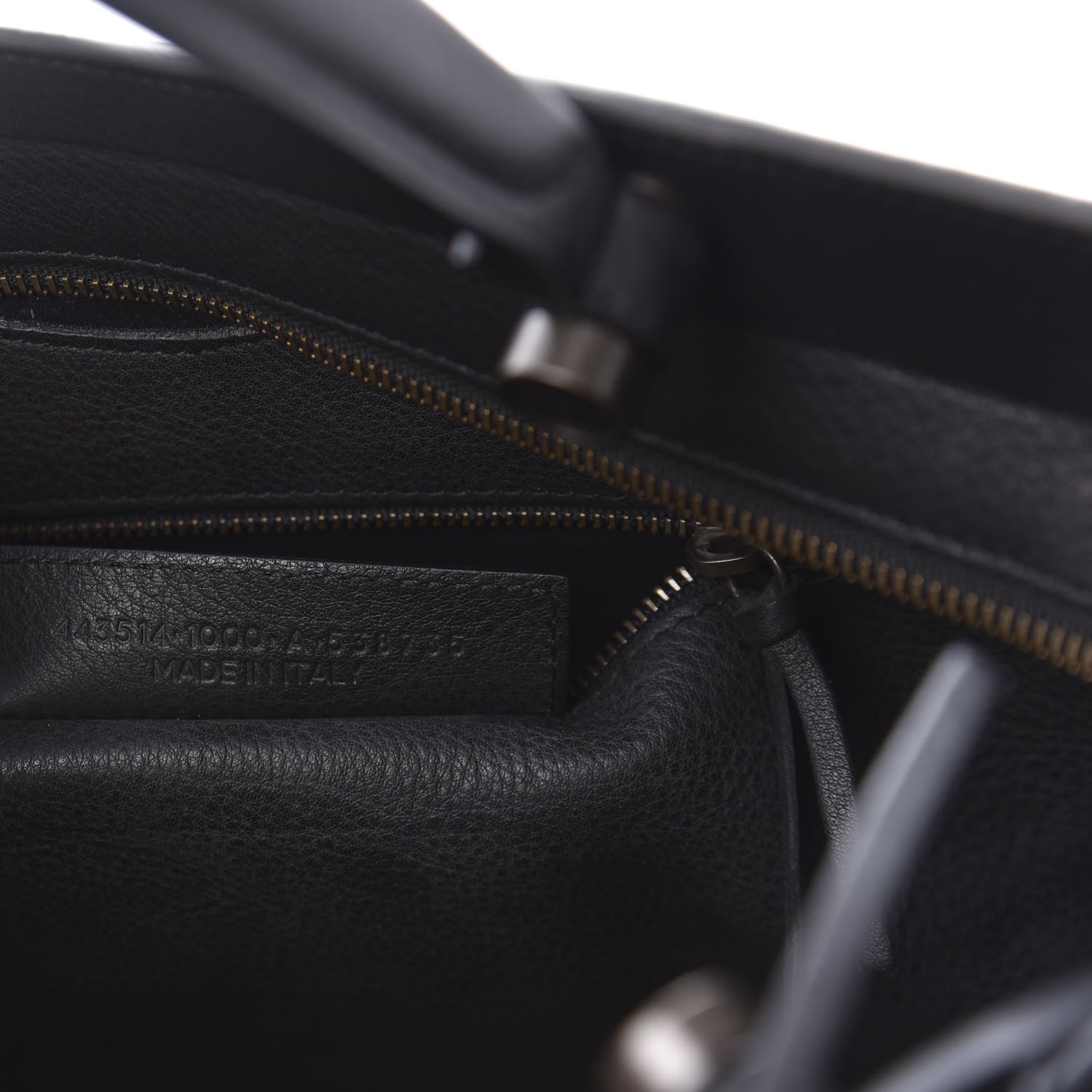 Balenciaga Veau Grana Perforated Blackout Hardware City Black 9 of 10
