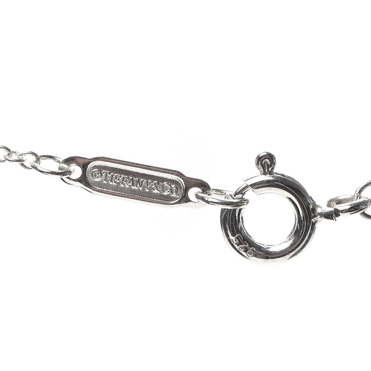 Tiffany Sterling Silver Twist Knot Pendant Necklace 4 of 5