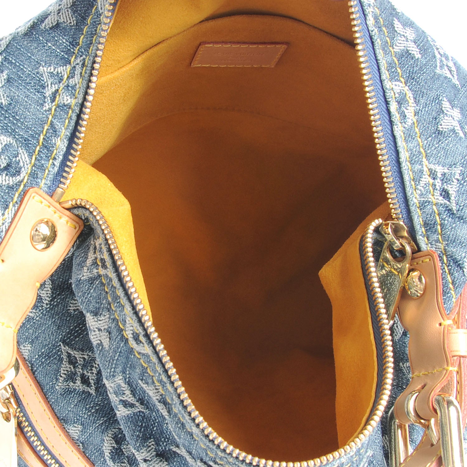 Louis Vuitton Denim Baggy GM Blue 5 of 7
