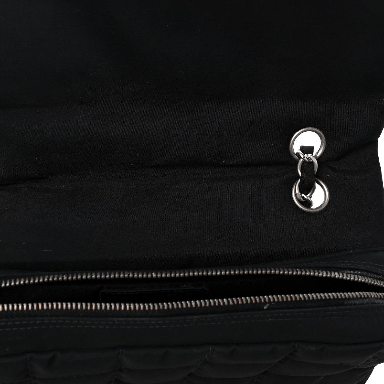 Chanel Nylon Square Quilted Flap Black 9 of 10
