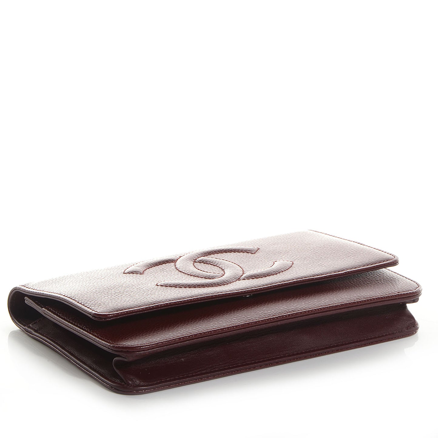 Caviar Timeless CC Wallet on Chain WOC Dark Red