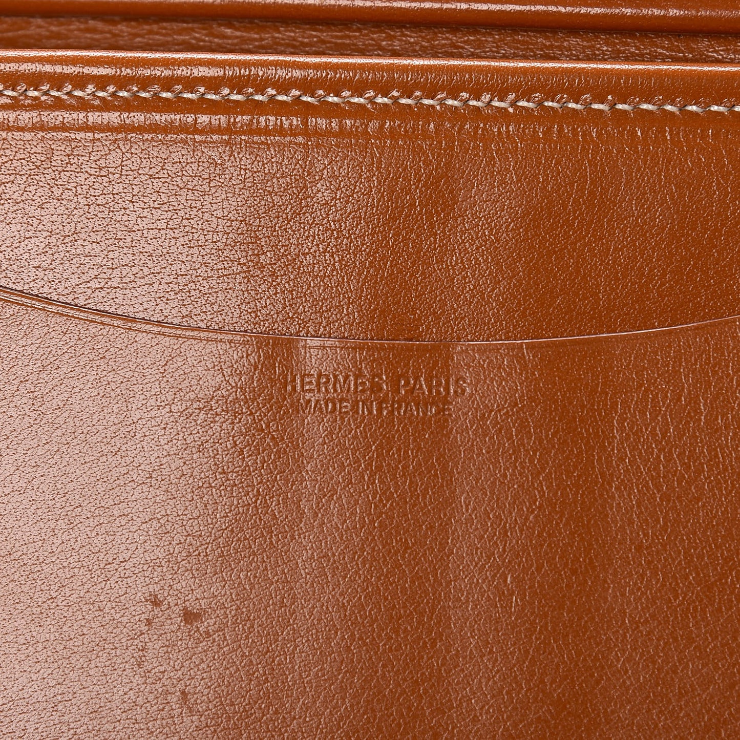 Chevre Passport Wallet Gold