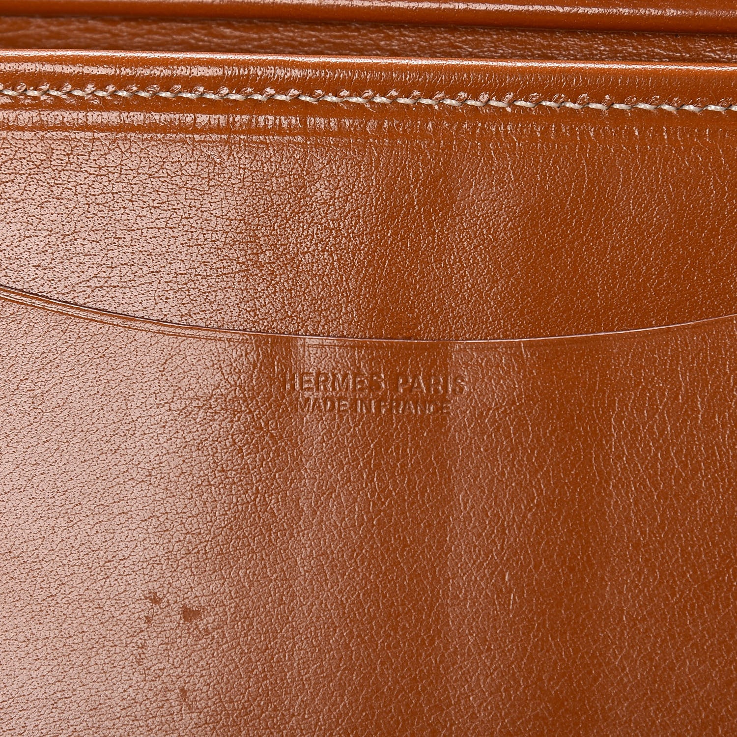 Hermes Chevre Passport Wallet Gold 7 of 16