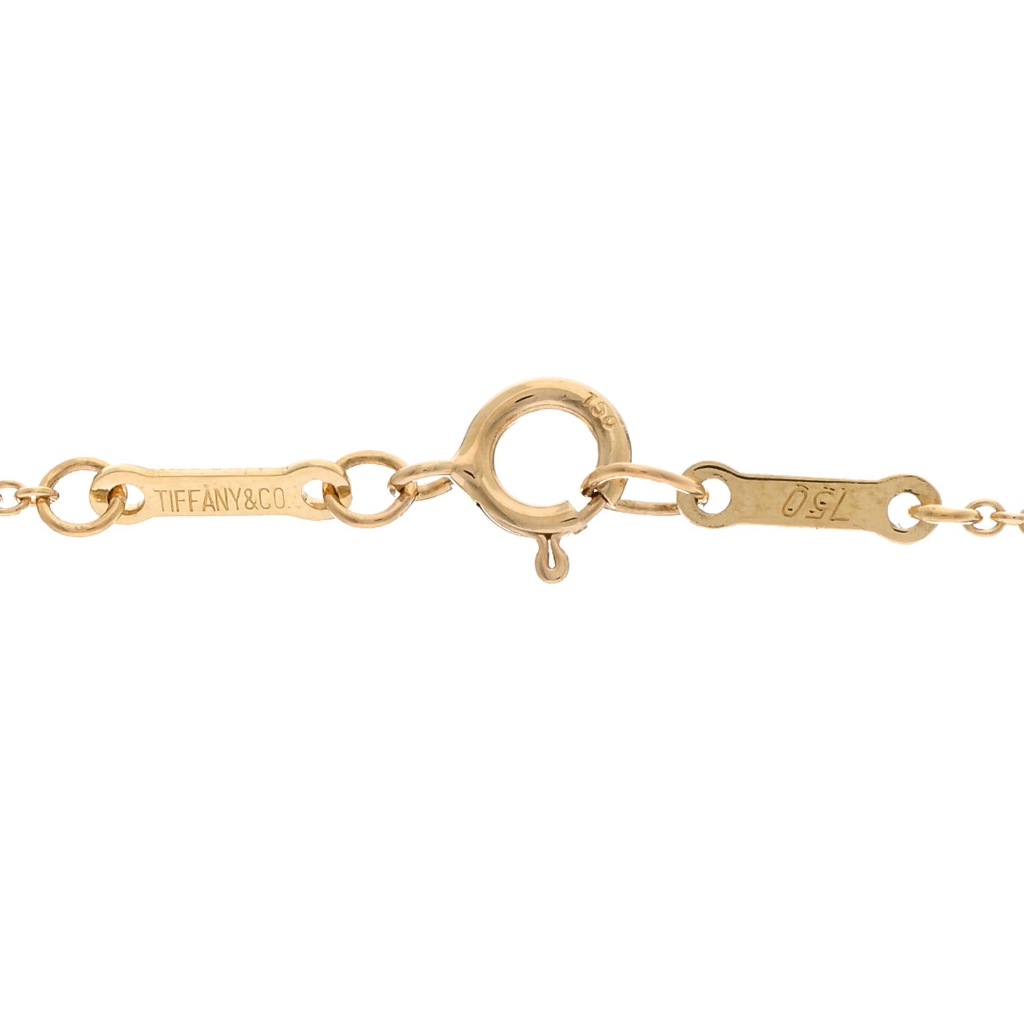 18K Yellow Gold Elsa Peretti Butterfly Pendant Necklace