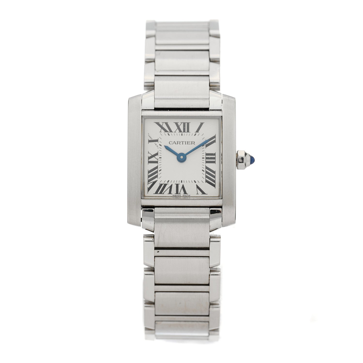 Cartier Stainless Steel 20mm Tank Francaise Quartz Watch 1 of 5