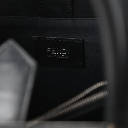Fendi Denim Petite 2Jours Tote Blue Black 8 of 10