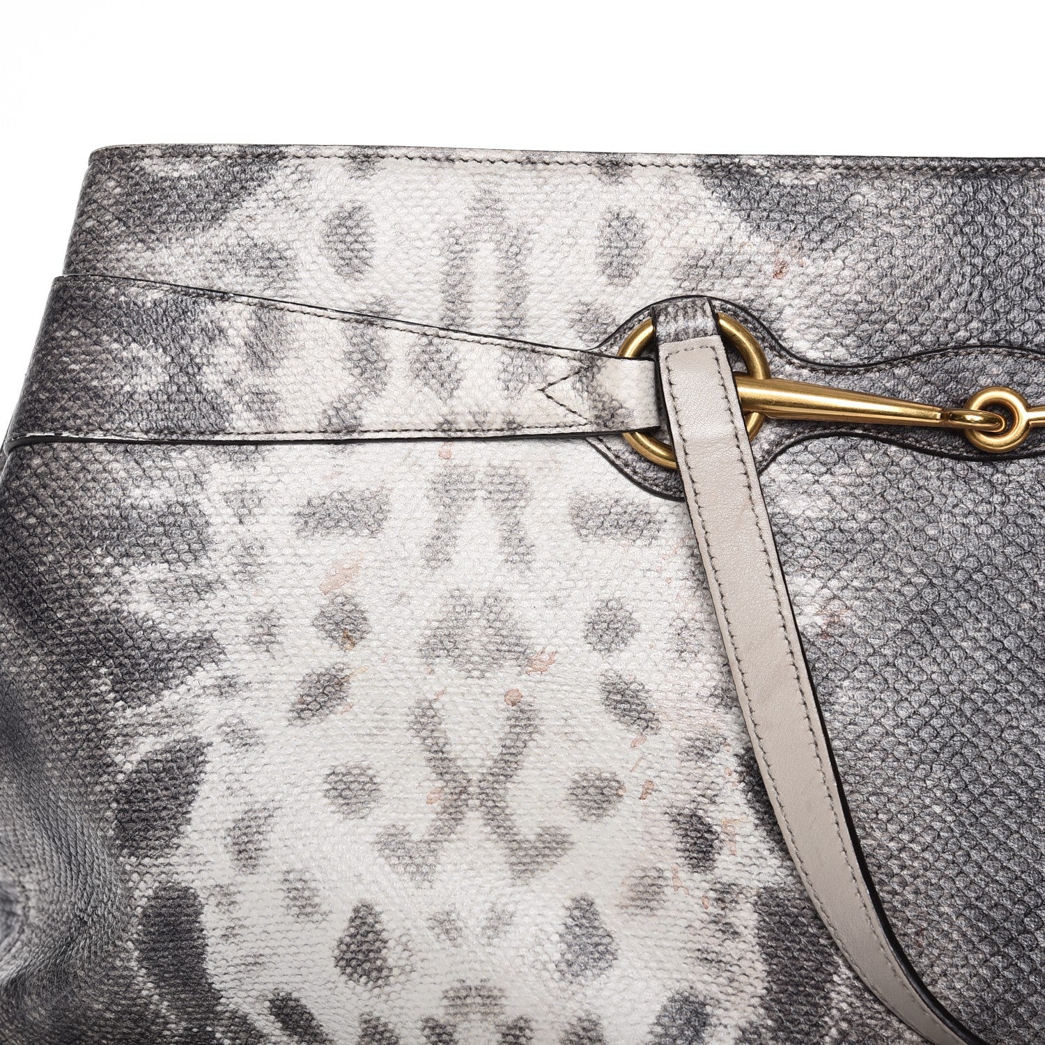 Gucci Karung Printed Large Bright Bit Animalier Top Handle Tote 9 of 23