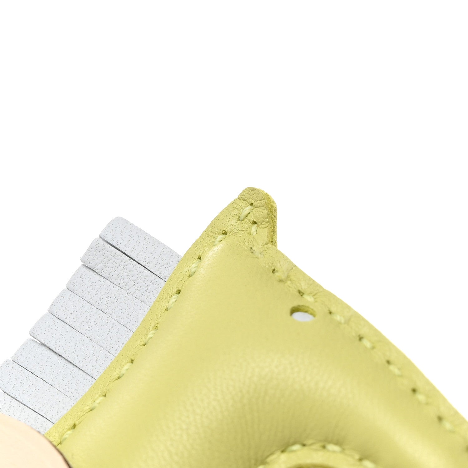 Hermes Milo Lambskin Grigri Rodeo Pegase Horse Bag Charm PM Jaune Bourgeon Bleu Brume Nata 5 of 6