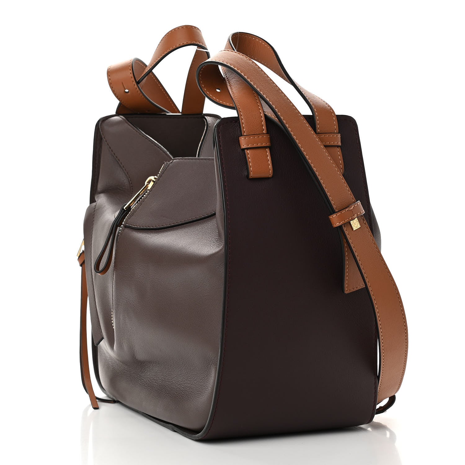 Loewe Calfskin Small Hammock Shoulder Bag Oxblood Tan 4 of 10