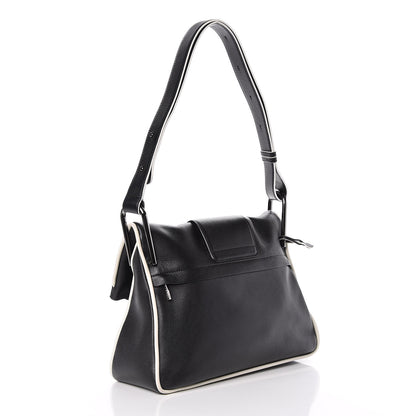 Delvaux Polo PM Givry Shoulder Bag Black Ivory 3 of 13