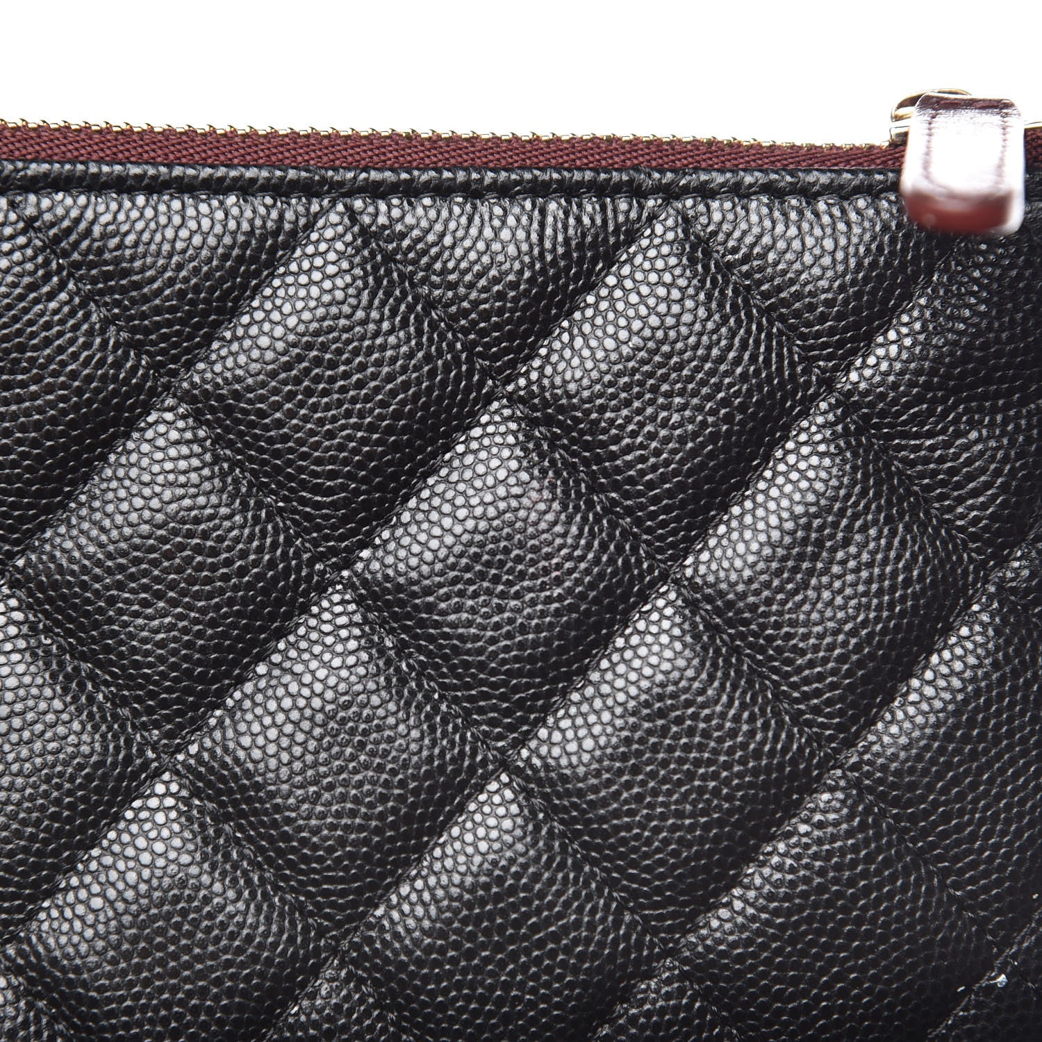 Chanel Caviar Quilted Small Cosmetic Case Black 8 of 9