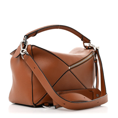 Loewe Calfskin Medium Puzzle Bag Tan 3 of 10