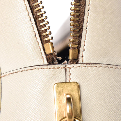 Prada Saffiano Lux Tote Bowler Talco 10 of 36