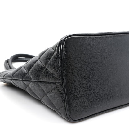 Chanel Caviar Quilted Medallion Tote Black 10 of 11