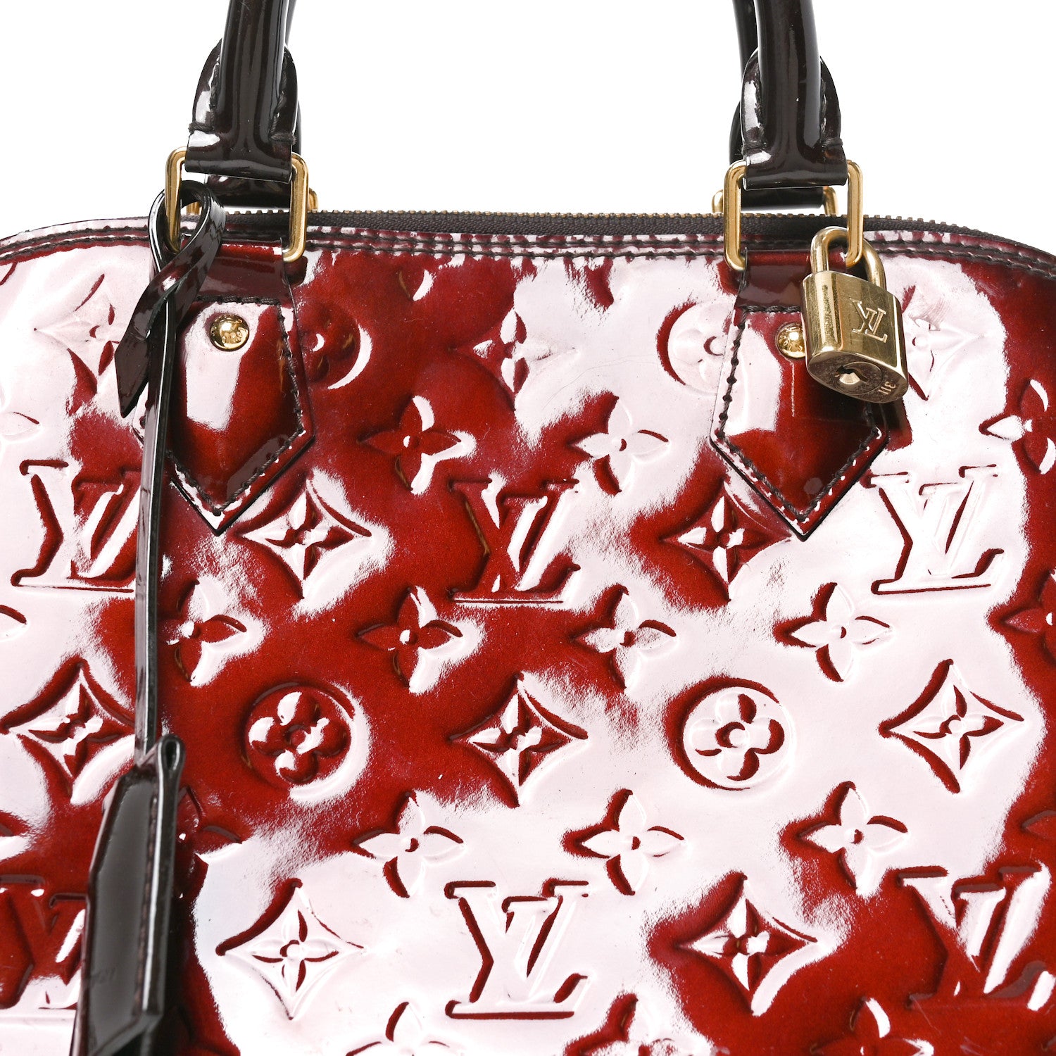 Louis Vuitton Vernis Alma PM Amarante 7 of 9