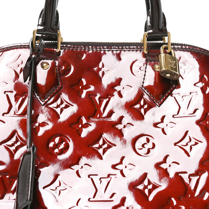 Louis Vuitton Vernis Alma PM Amarante 7 of 9