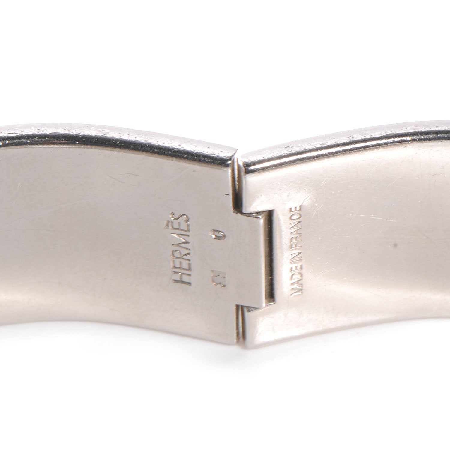 Hermes Enamel Clic Clac H Bracelet Wide PM Black 3 of 4