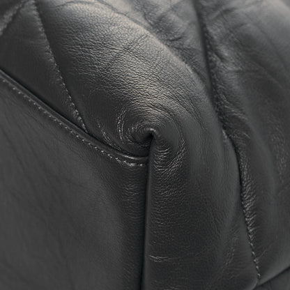 Saint Laurent Calfskin Quilted Medium Loulou Puffer Monogram Chain Satchel Storm 11 of 14