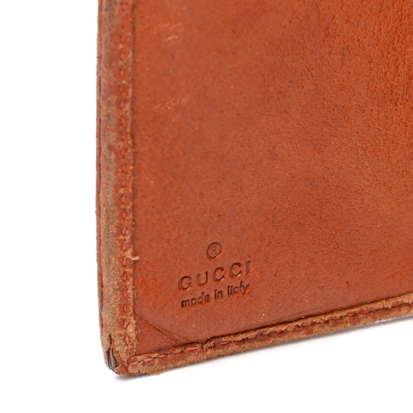 Monogram Studded Continental Wallet Orange