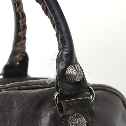 Balenciaga Agneau Giant 12 Silver Hardware Office Tote Charbon 17 of 26