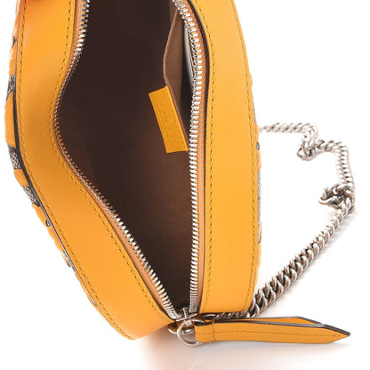 Gucci GG Supreme Monogram Arabesque Mini Chain Shoulder Bag Beige Yellow 5 of 7