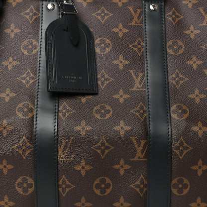Louis Vuitton Monogram Macassar Keepall Bandouliere 45 6 of 8